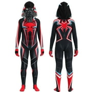 ZUITEH Boys Superhero Miles Suit Halloween Costume Fancy Dress for Child Cosplay Outfits Halloween Gifts for Super Hero Fans